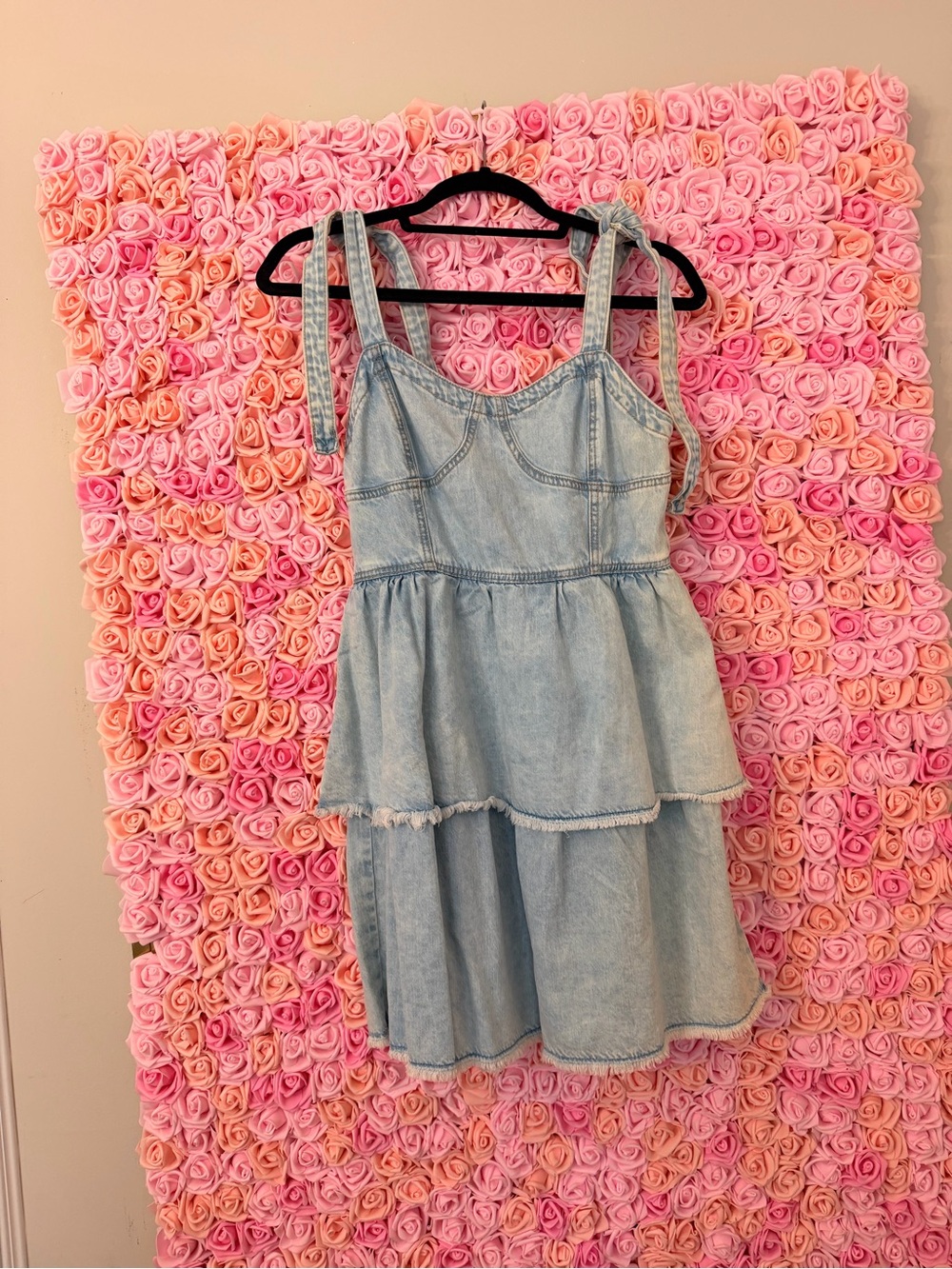 American Eagle Outfitters Light Blue Denim Dress - Blue